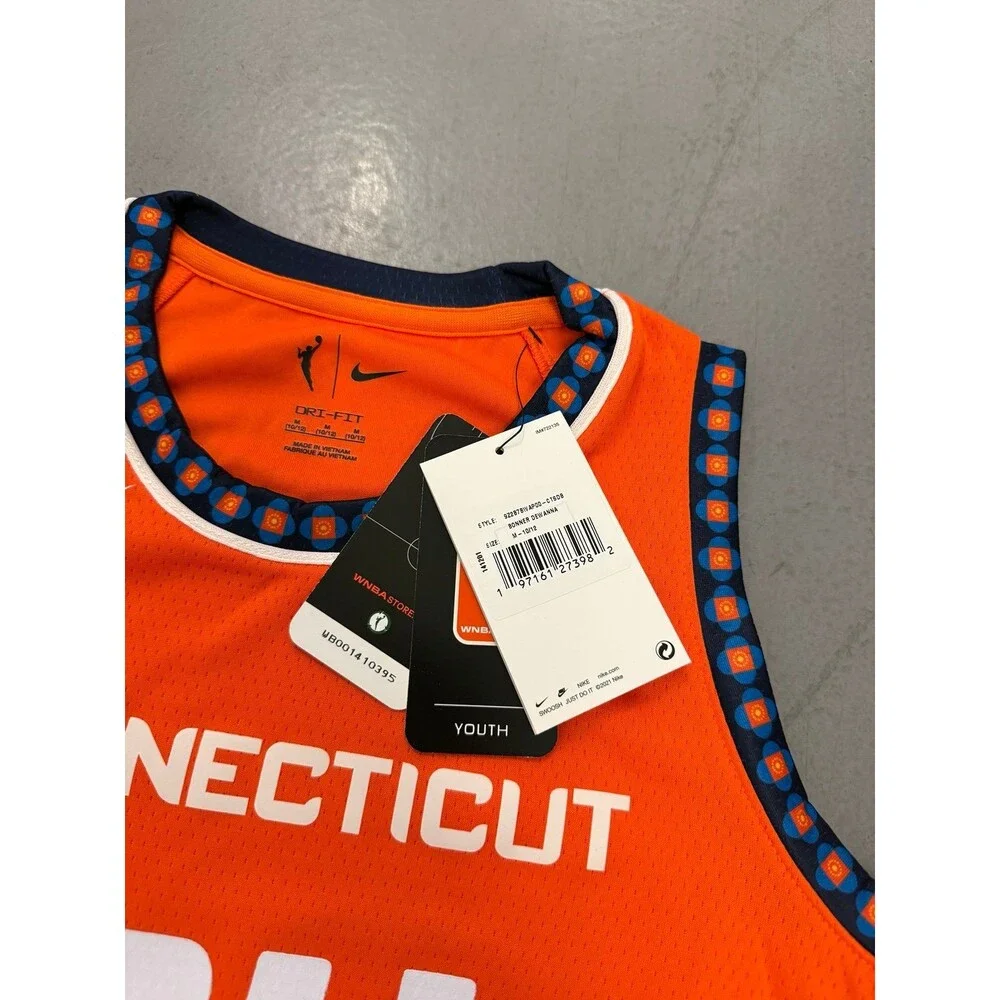 DeWanna Bonner Connecticut Sun Nike Youth NWT WNBA Jersey Size Medium